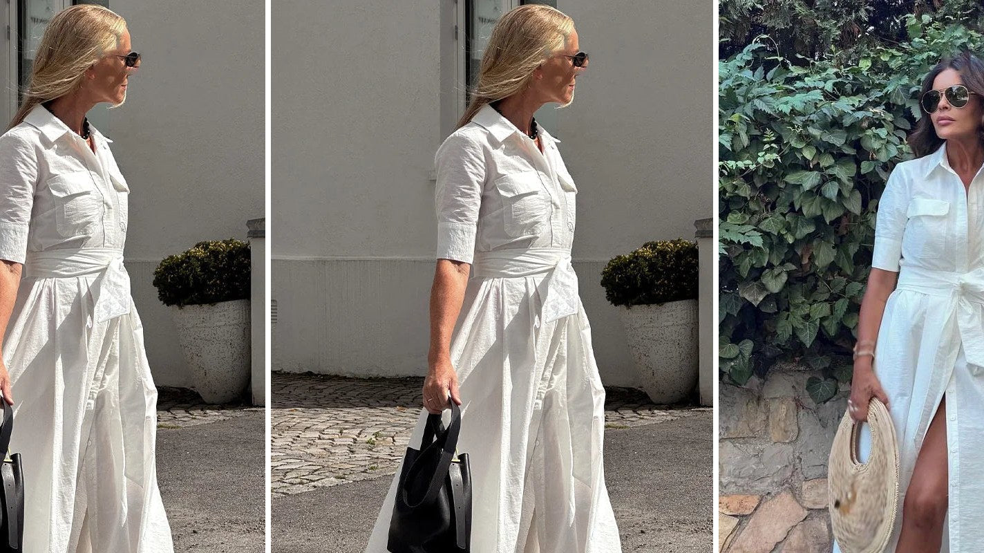 The Poplin Shirt Dress: Summer's Crispest Silhouette