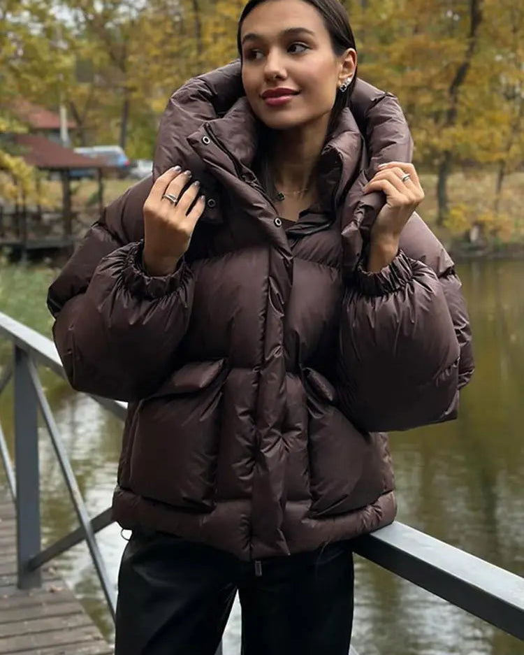 Jennifer Hooded Puffer Jacket 0