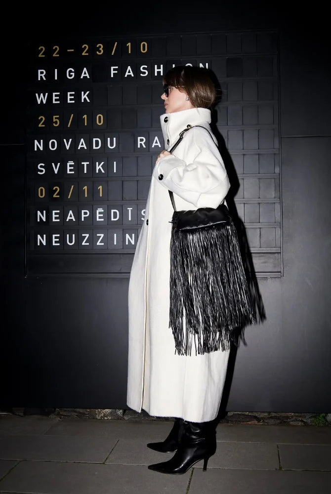 Julia Stand Collar Long Coat 5