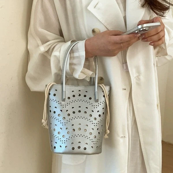 Margot Hollow-Out Bucket Bag