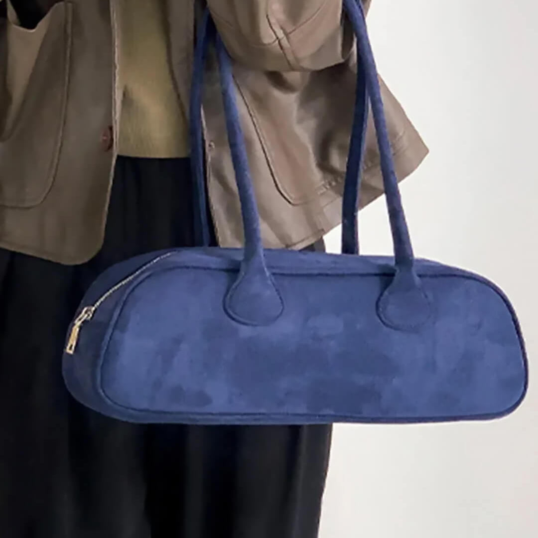 Geantă Aveline din piele întoarsă vegană