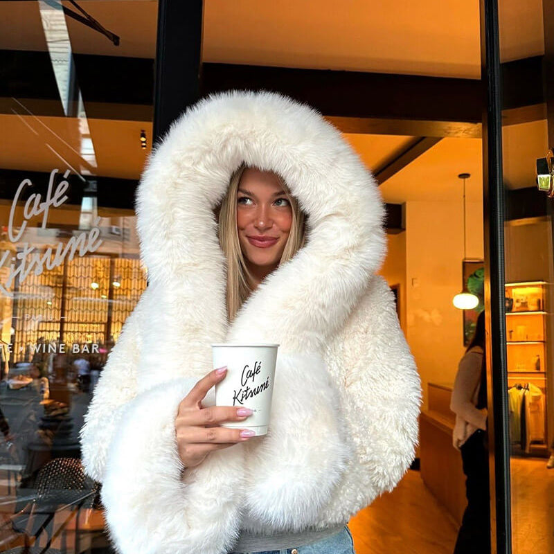 Henna Faux Fur Jacket - SOERA Store