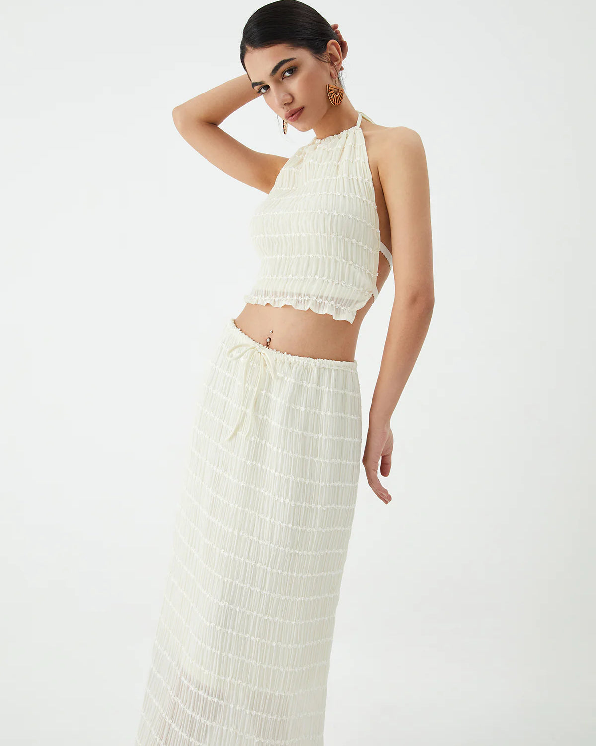 Valerie two-piece set with frill details - SOERA Store