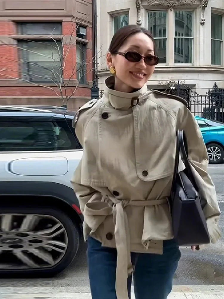 SEAME - Camilla Trench Coat Beige L