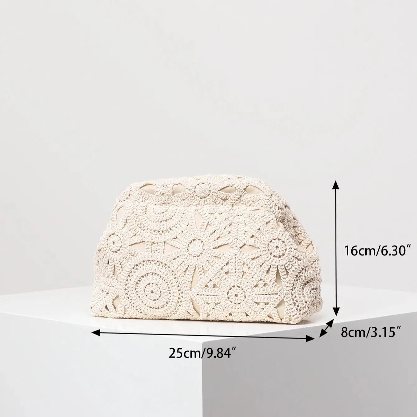 SOERA Sophia Floral Boho Clutch - Bag - Beige