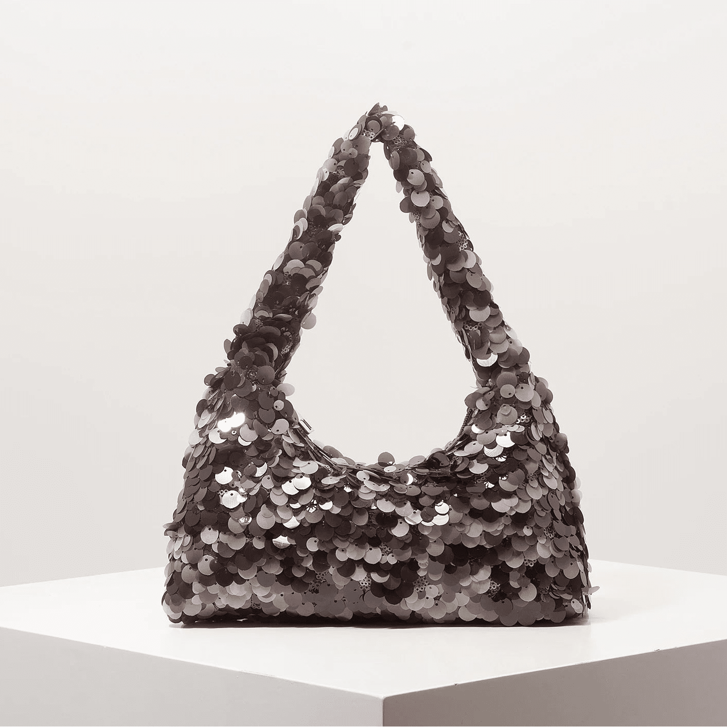 SOERA Sophia Sequin Evening Shoulder Bag - Bag - Brown