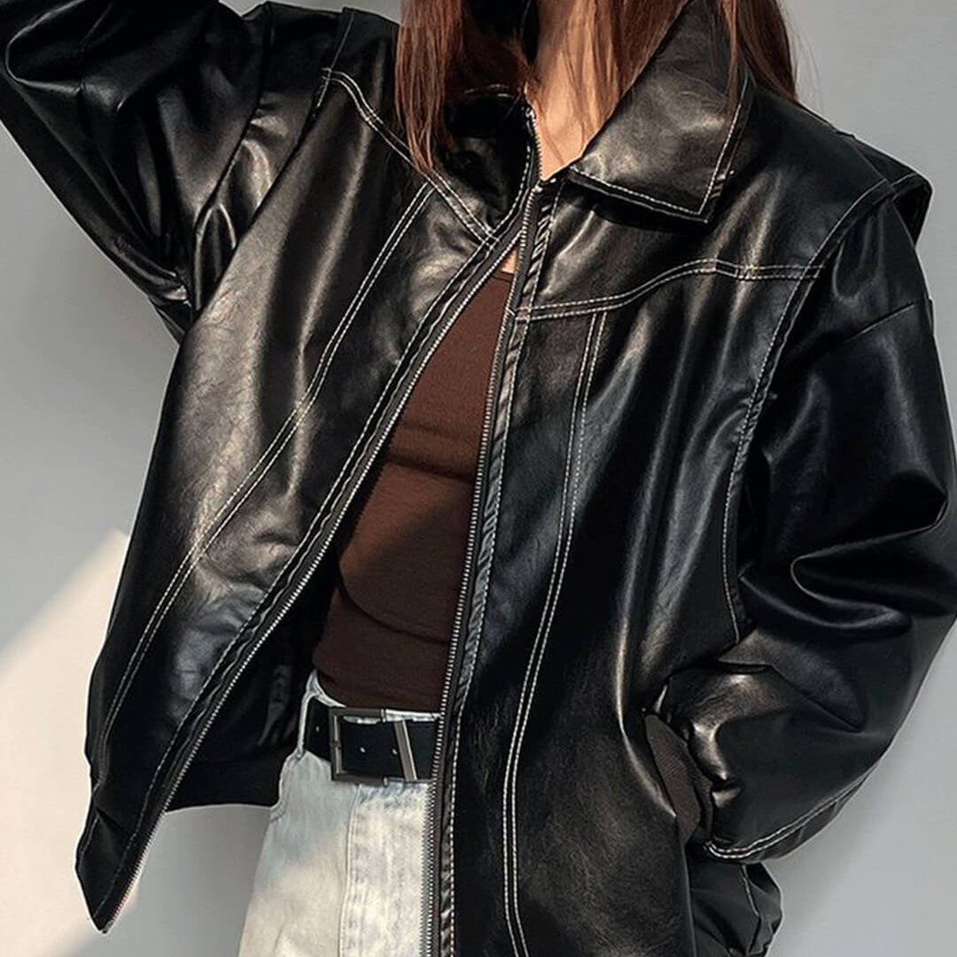 Brooke Zip-Up Bomber Jacket
