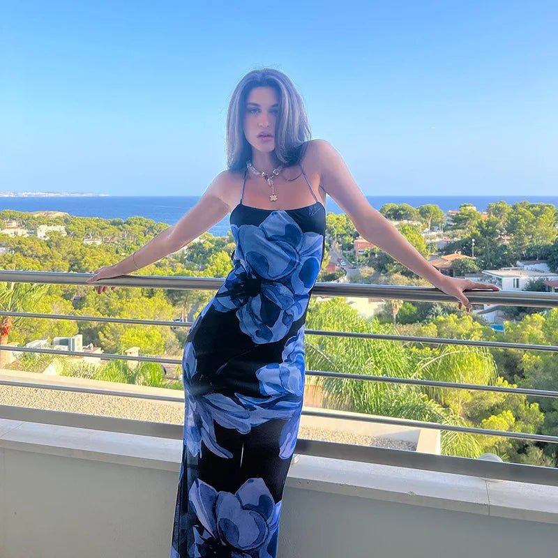 SOERA Aileena Tie Dye Lace Detail Maxi Dress - Dress - SOERA-112579-DEF-M-20675 M