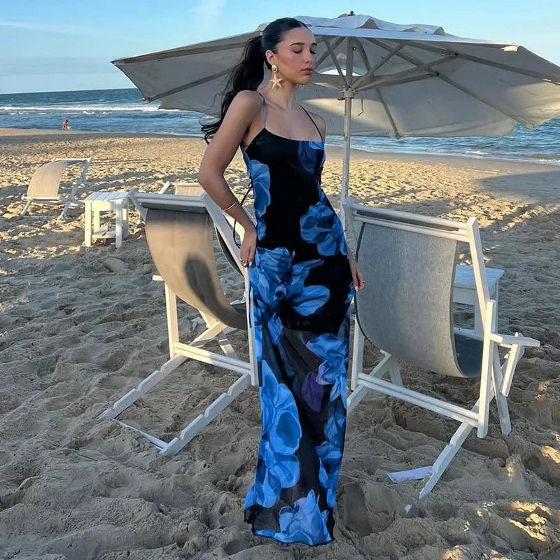 SOERA Aileena Tie Dye Lace Detail Maxi Dress - Dress - SOERA-112579-DEF-XS-55139 XS