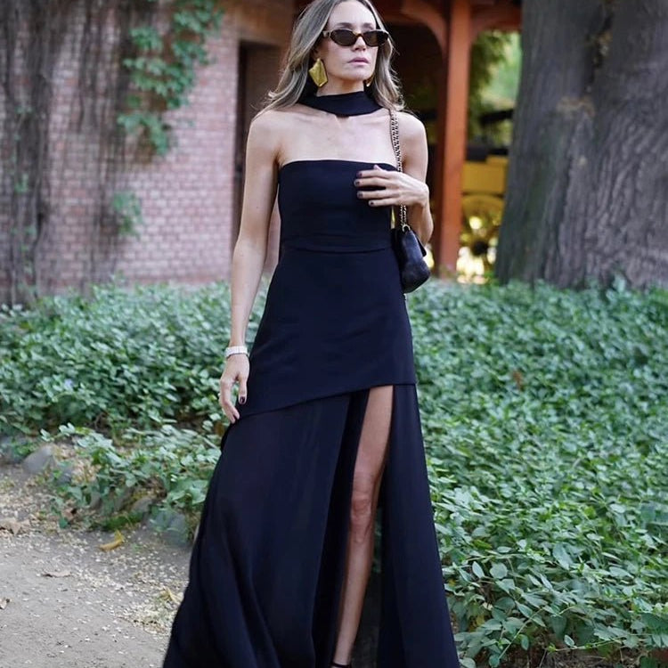 SOERA Astoria Strapless Bodice Maxi Dress - Dress - Black S