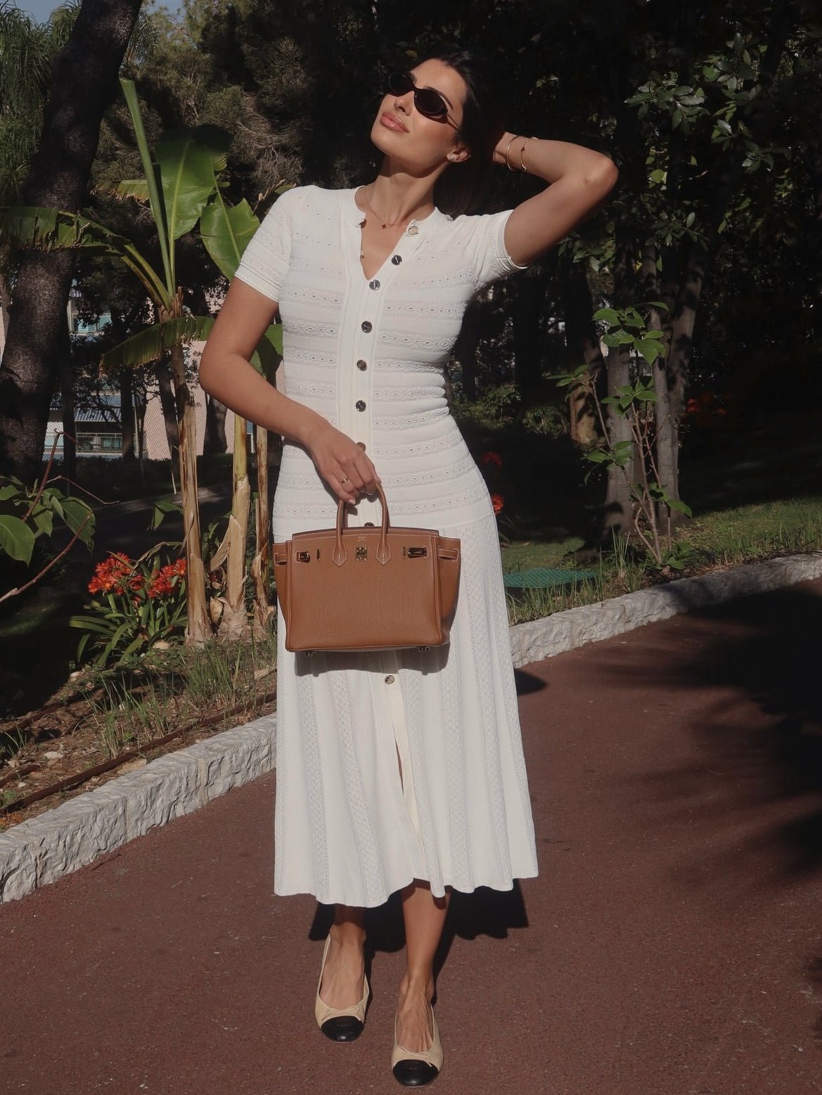 SOERA Fiona Knitted Slim Fit Long Dress - Dress - White M
