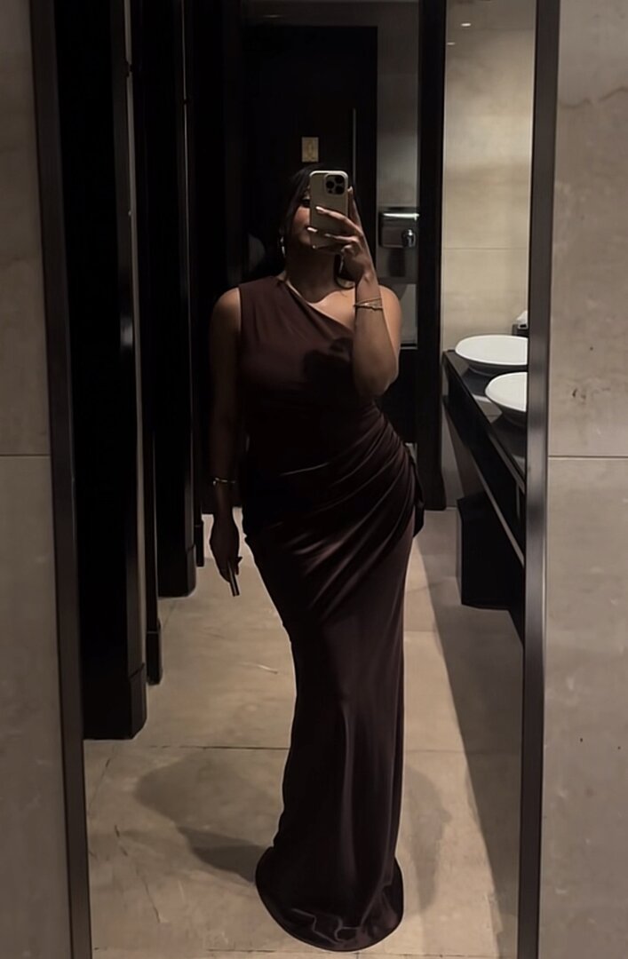 SOERA Jasmine One-Shoulder Maxi Dress - Dress - SOERA-272771-BRO-L-63555 Brown L