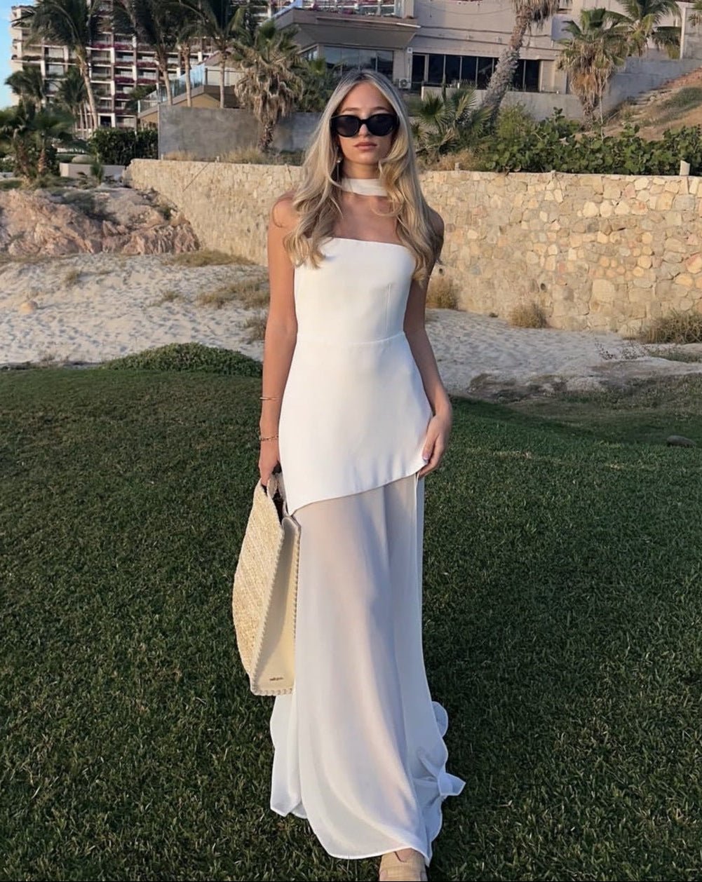 SOERA Sienna Asymmetric Maxi Dress - Dress - SOERA-763011-WHI-S-01251 White S