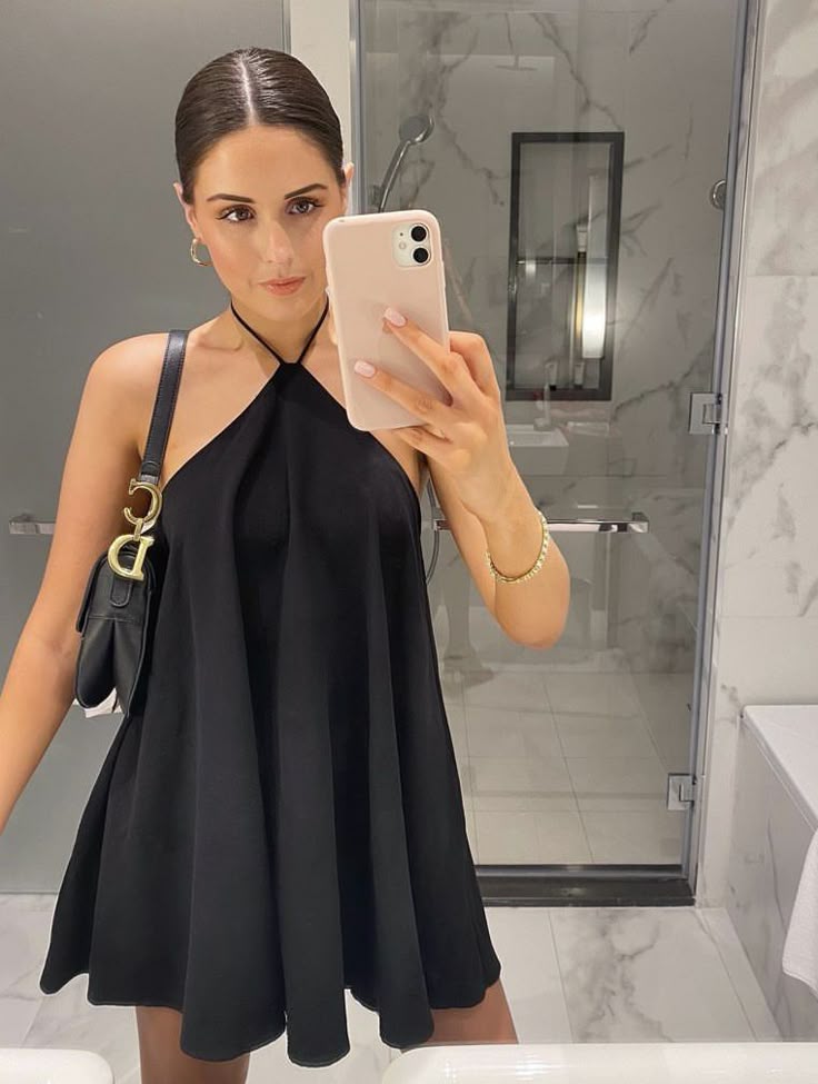SOERA Sienna Backless Halter Mini Dress - Dress - SOERA-012227-DEF-OS-86244 Black S