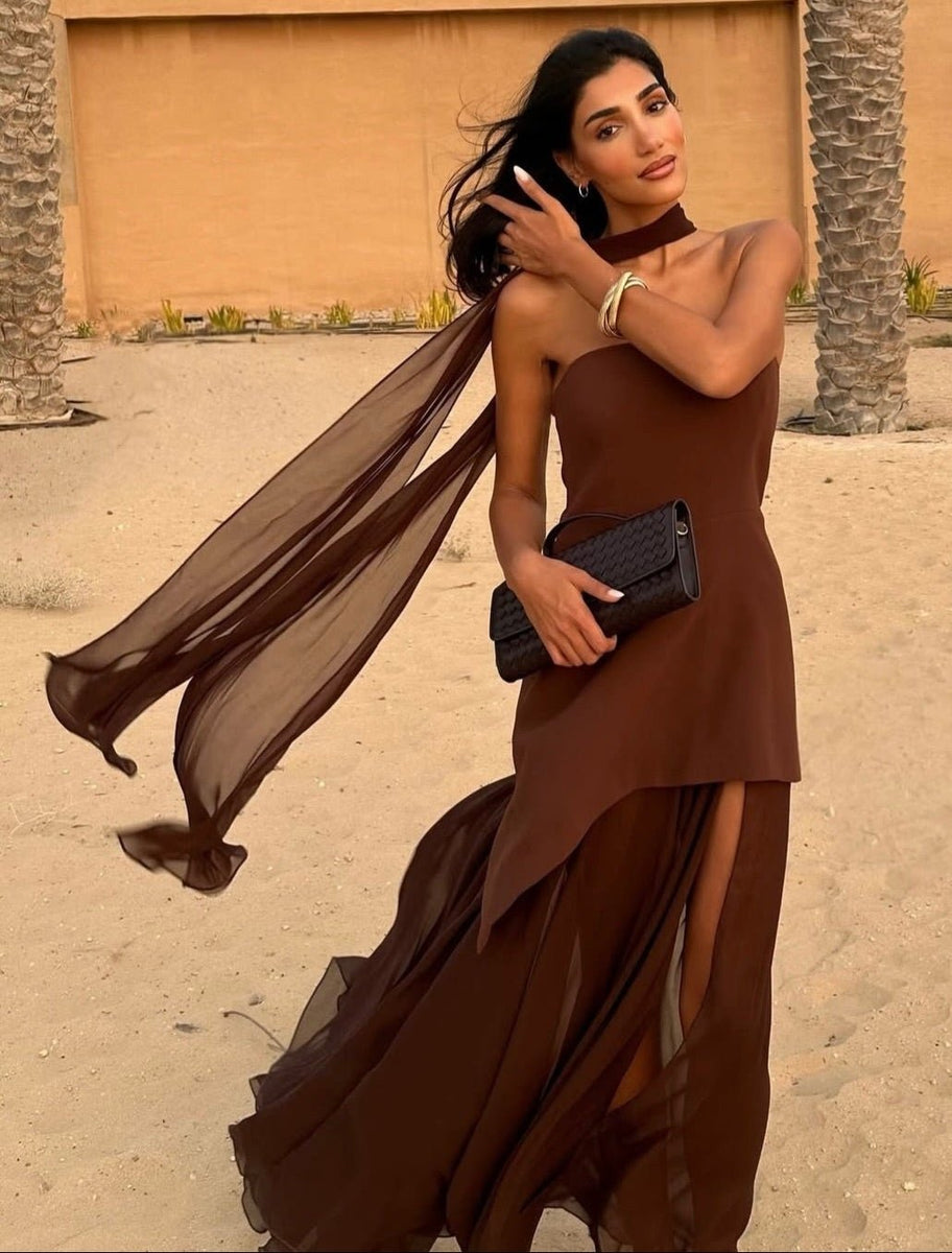 orange strapless dress with scarf Glamorous Orange Sequin Strapless Peplum Evening Dress with Scarf SS560