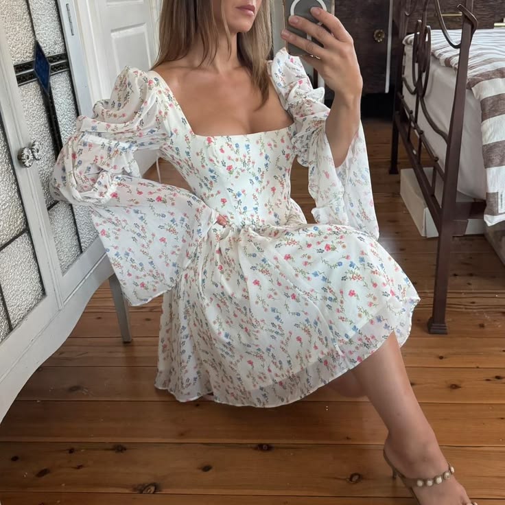 SOERA Bianca Off-Shoulder Ruffled Mini Dress - Dresses - White L