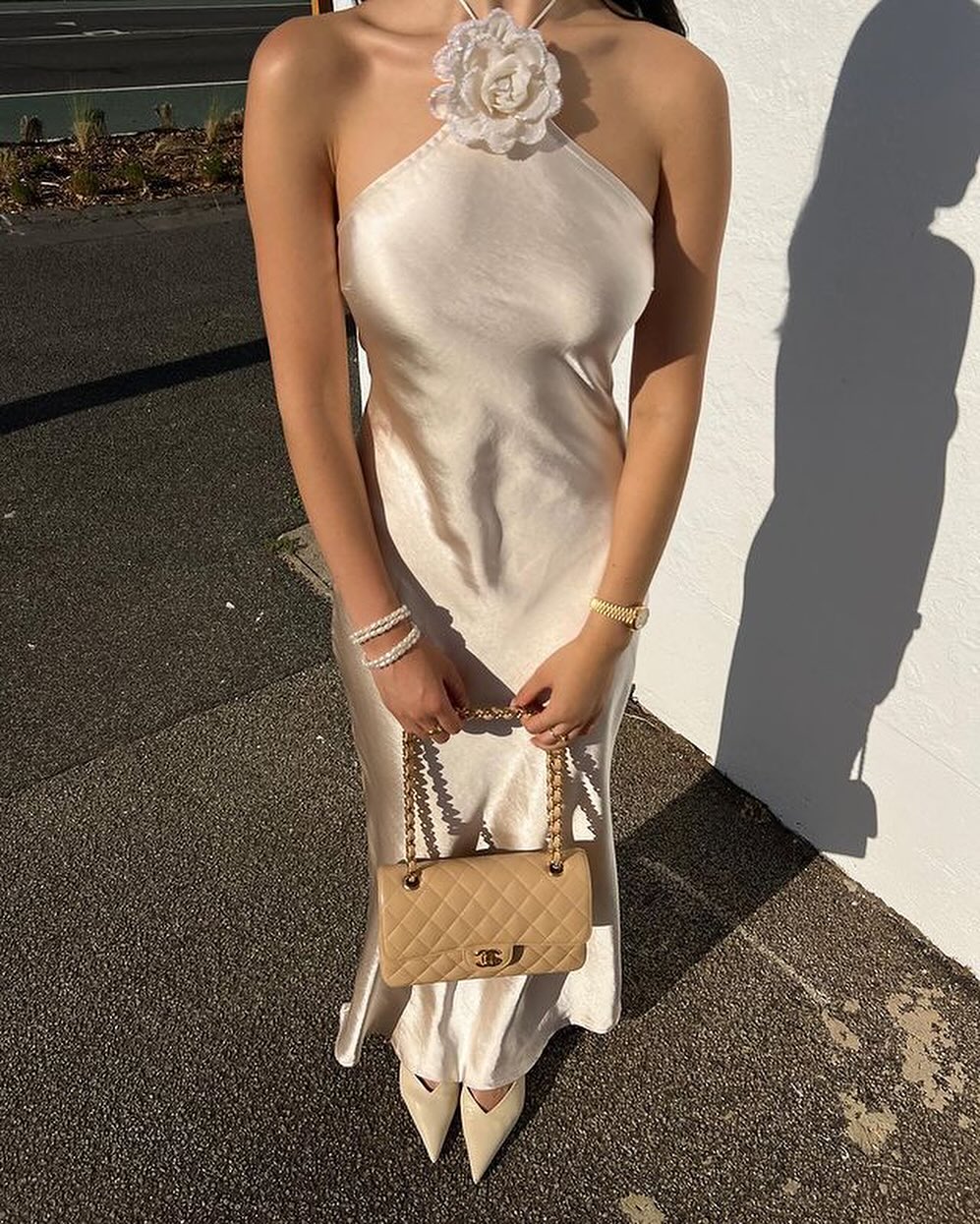 SOERA Harper Satin Halter Maxi Dress - Dresses - Qi1770927322300576372 S