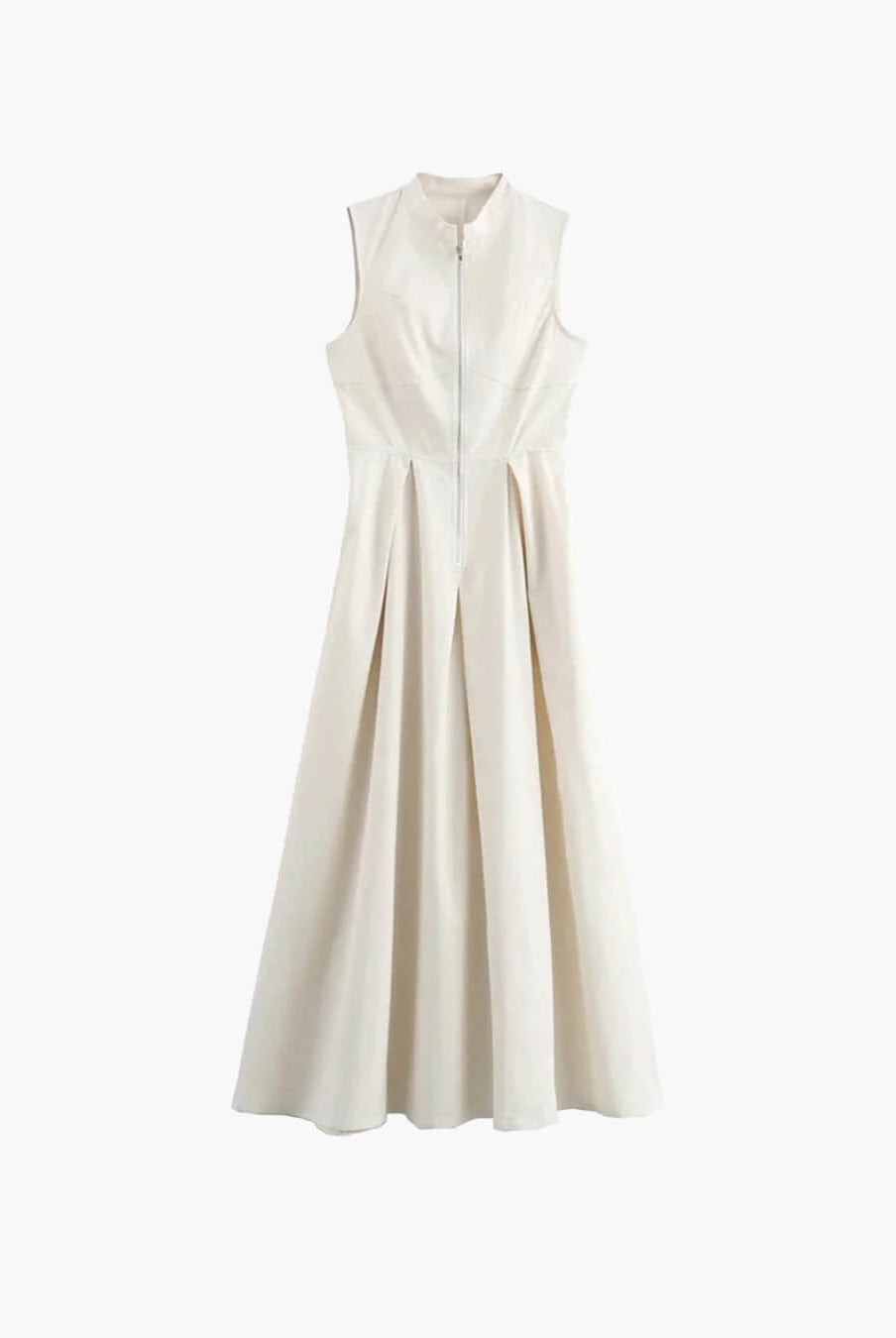 SOERA Jessica Sleeveless Midi Dress - Dresses - 1005007606639334-;vh1772045931504230065 Beige L