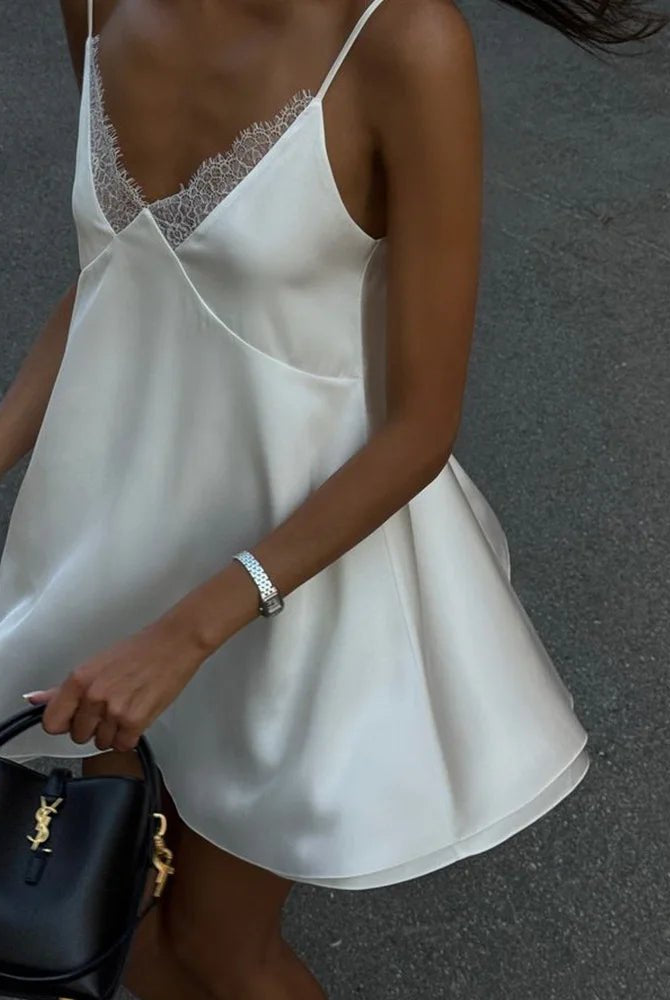 SOERA Kimberly Satin Mini Cami Dress - Dresses - 1005009724316795-;fP1771582048509170351 L