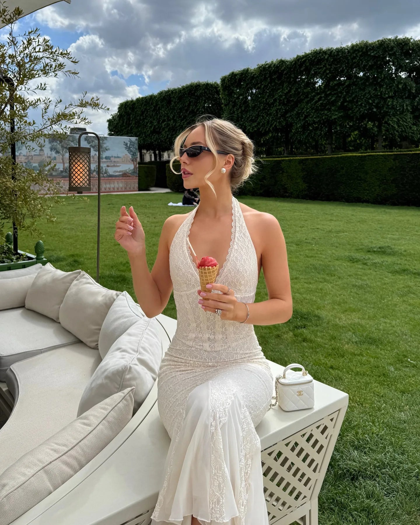 SOERA Sienna Halter Neck Lace Maxi Dress - Dresses - 1005009403579098-;KE1775031591937154853 L