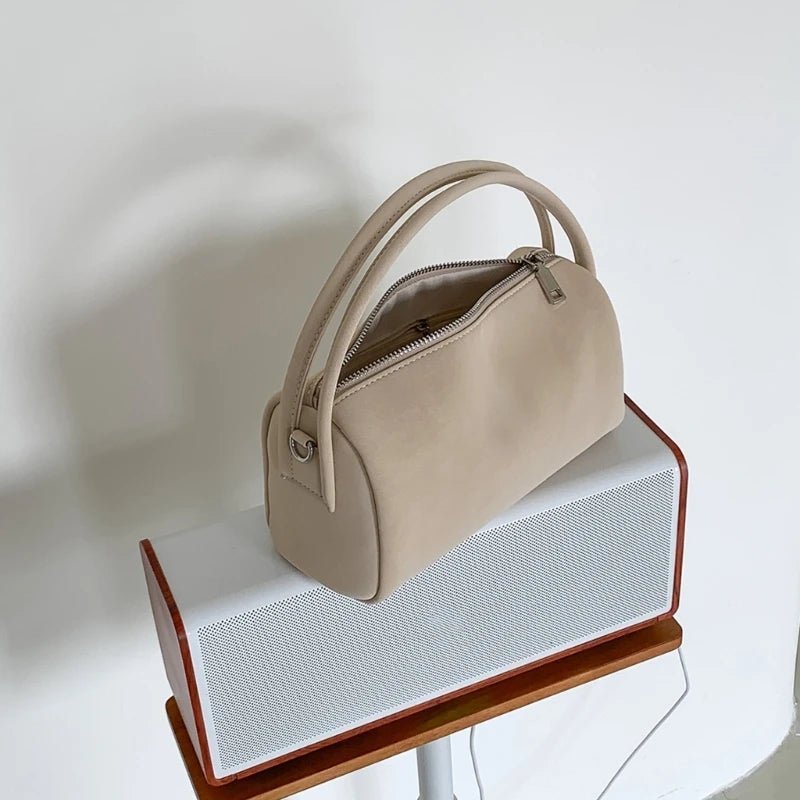 SOERA Bella Vegan Suede Bag - Handbags - 1005009709411927-;YG1758245227891049937 Brown