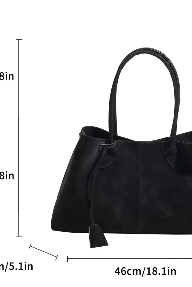 SOERA Joan Vegan Suede Bag - Handbags - 3256809459981451-;Vf1757549907236054079 Brown