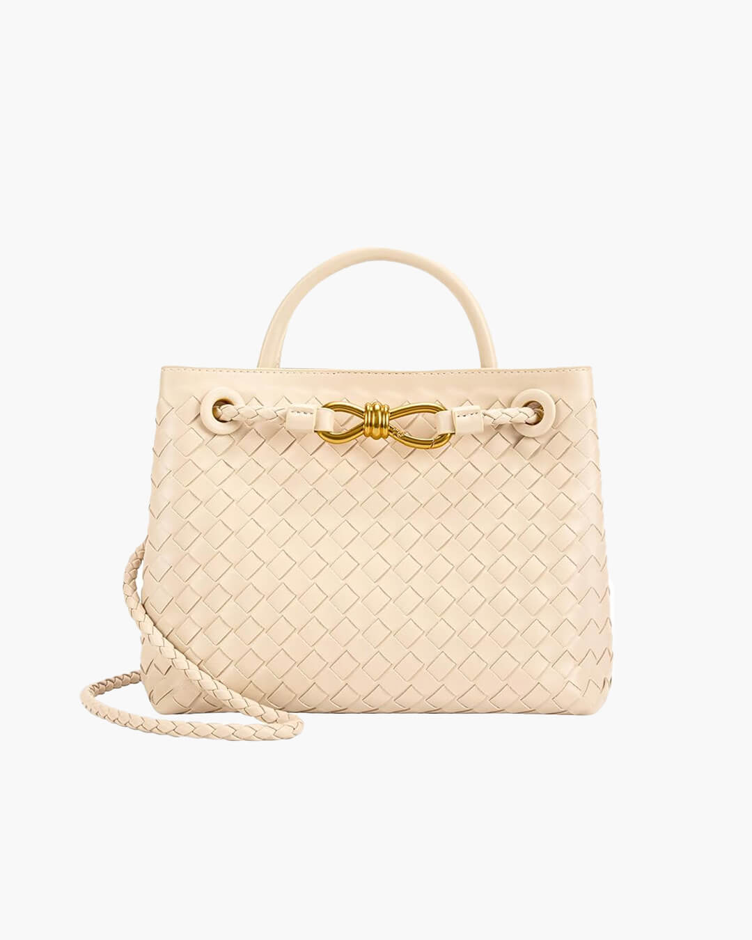 SOERA Lucia Woven Bag - Handbags - DBAD2-WK295006 Medium Creme