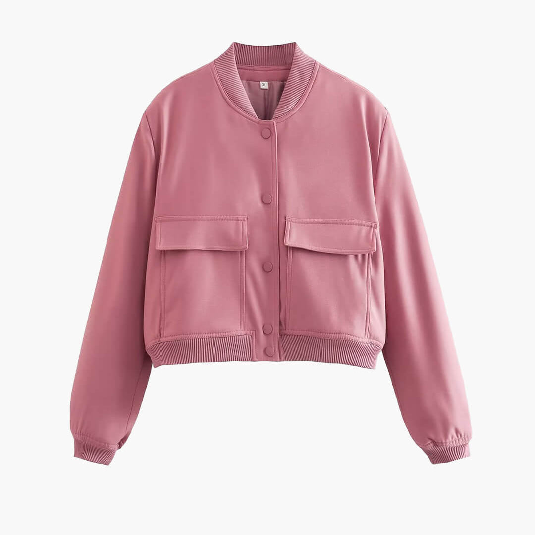 SOERA Fabienne Bomber Jacket - Jacket - SOERA-336067-BLU-S-33763 Blush Pink S