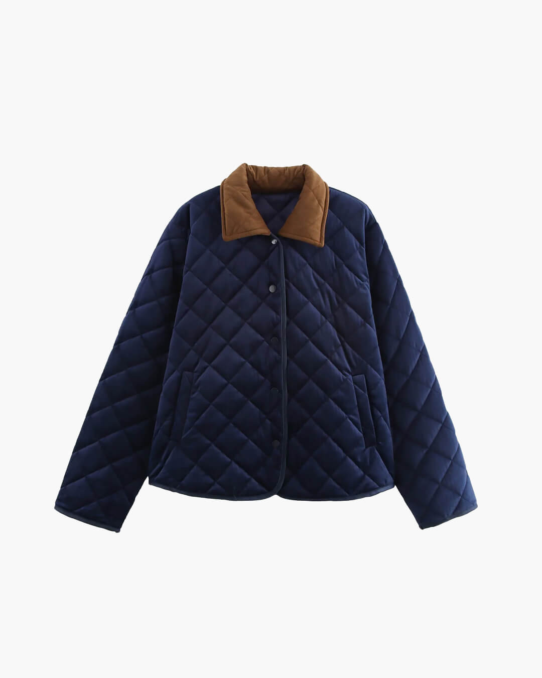 SOERA Alice Quilted Retro Jacket - Jackets - Sb1760504685435919265 Dark Blue S
