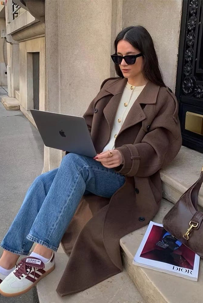 SOERA Alicia Autumn Winter Coat - Jackets - be1760544073337446400 Brown S