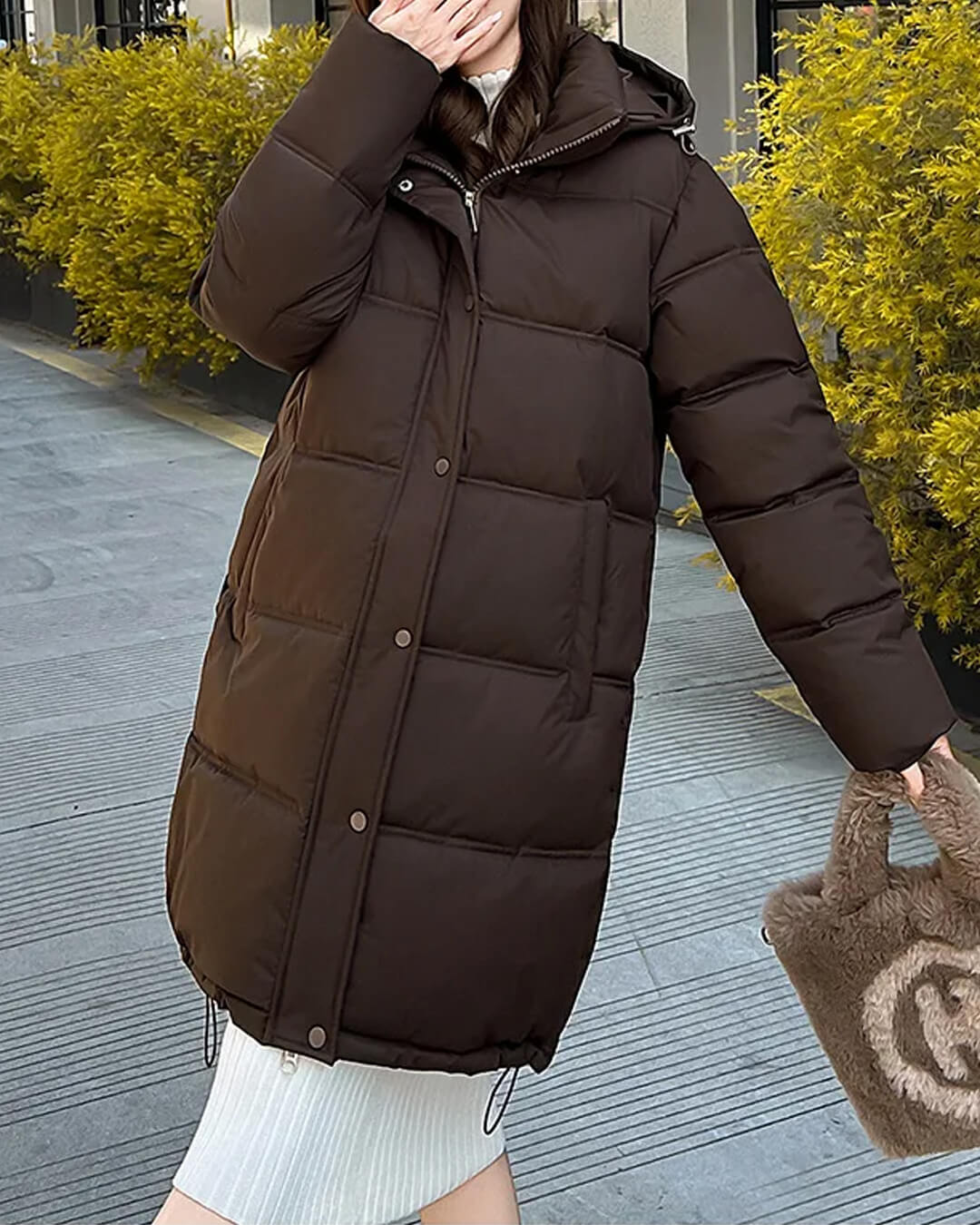 SOERA Carlyn Hooded Parka Jacket - Jackets - Dark Brown S