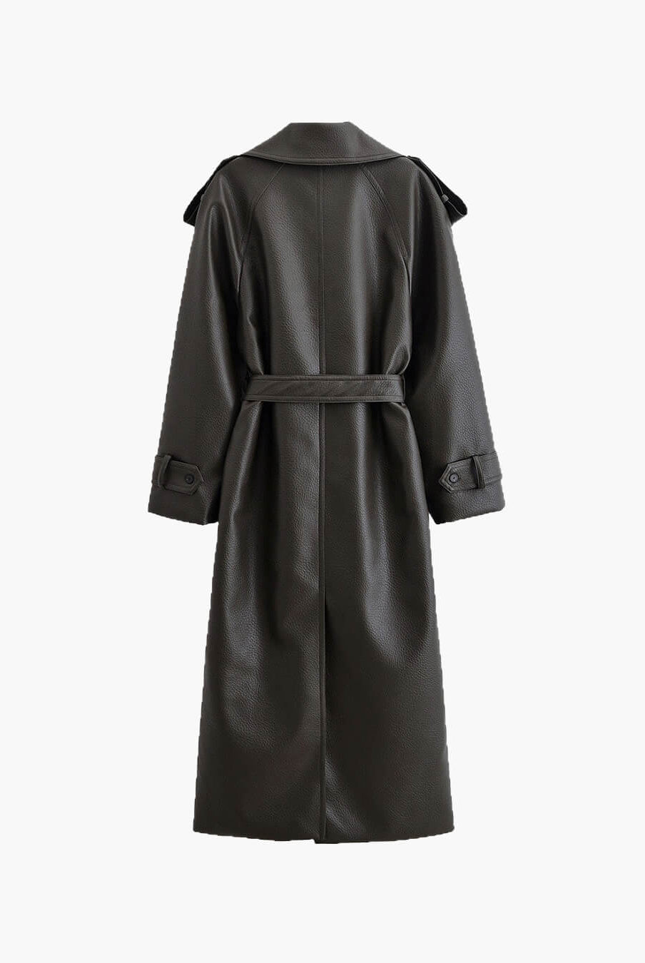 SOERA Danica Long Leather Jacket - Jackets - 1005010020772451-;Gp1762454653621474639 Khaki S