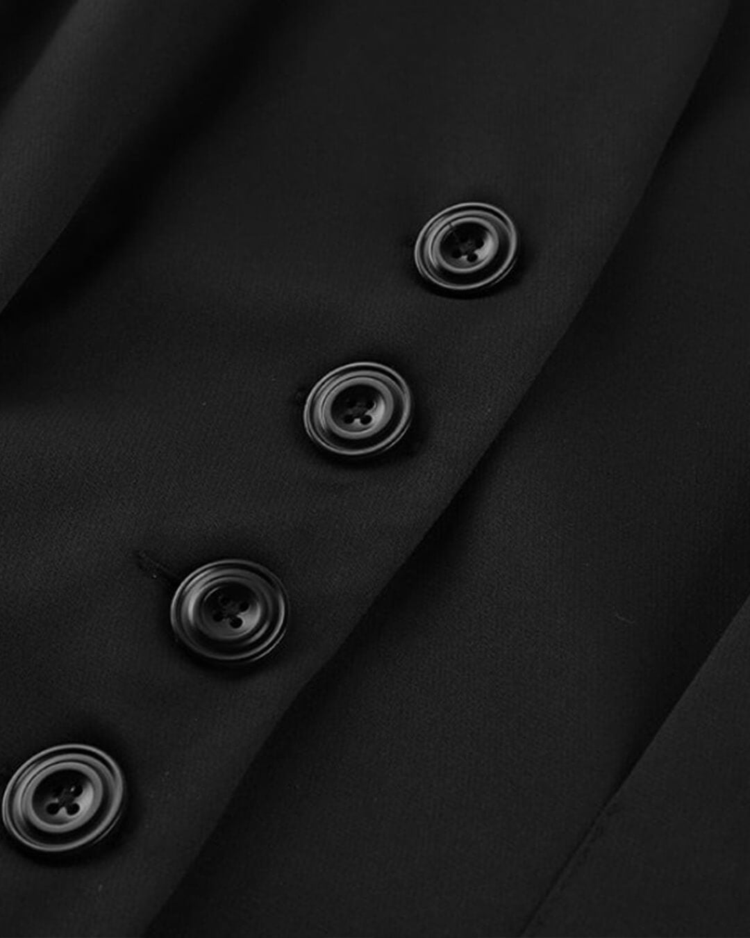 SOERA Empress Ruched - Waist V - Neck Blazer - Jackets - Qn1770276357227430108 Black L