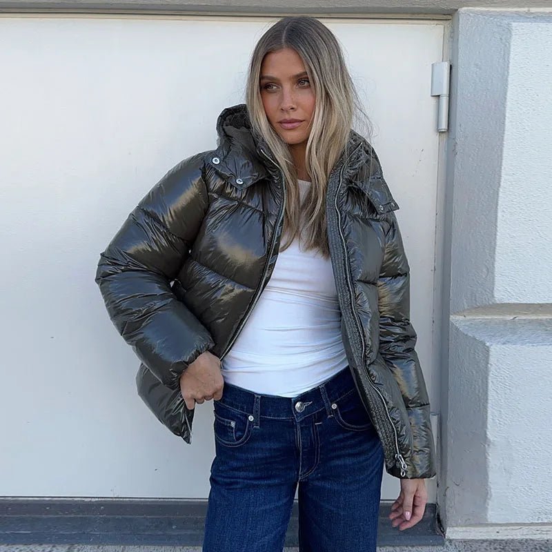 SOERA Lora Puffer Jacket - Jackets - RN1762345864135559379 Green S