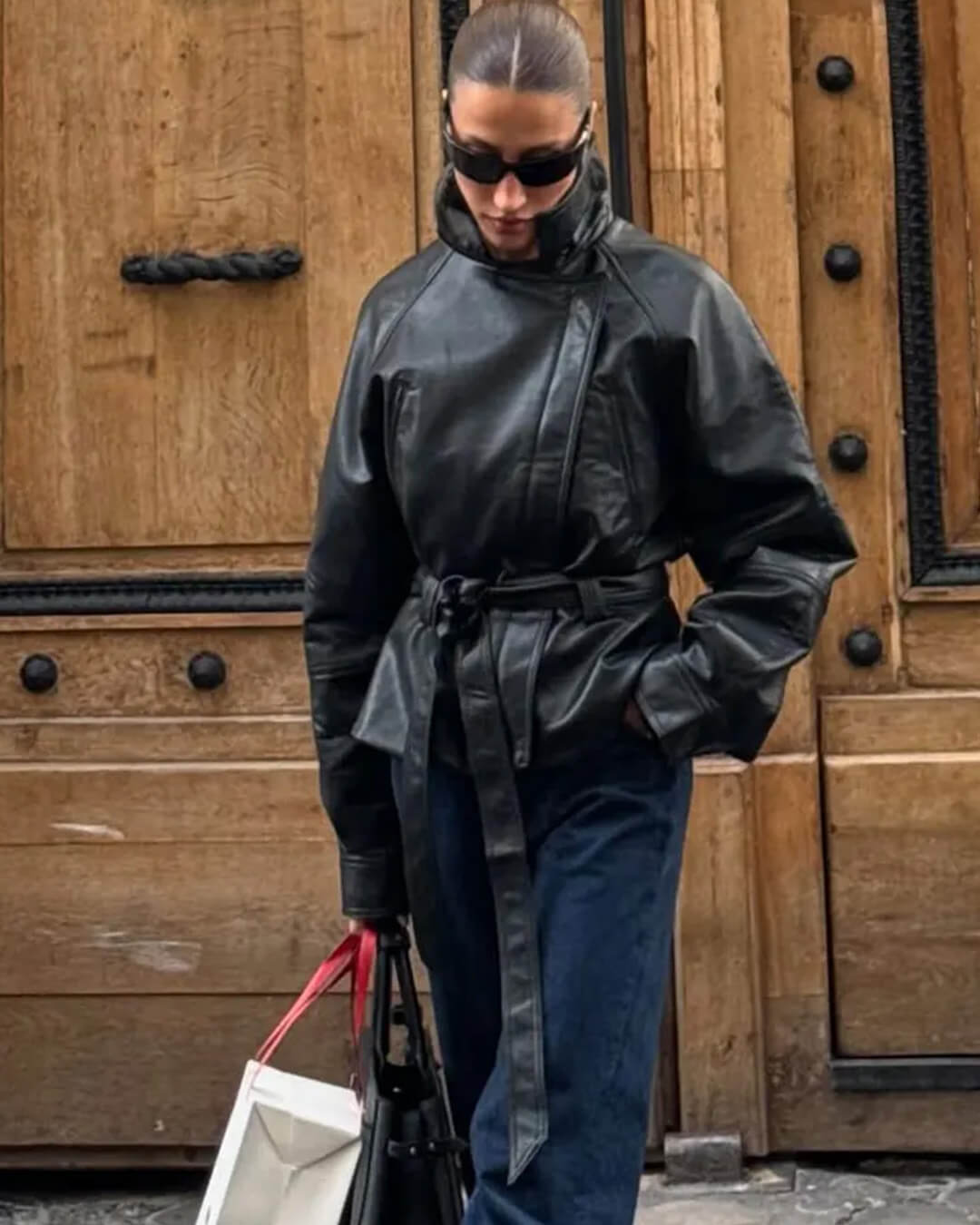 SOERA Maggie Faux Leather Motorcycle Jacket - Jackets - 1005010376469272-;Ua1775244633481879833 Black XS