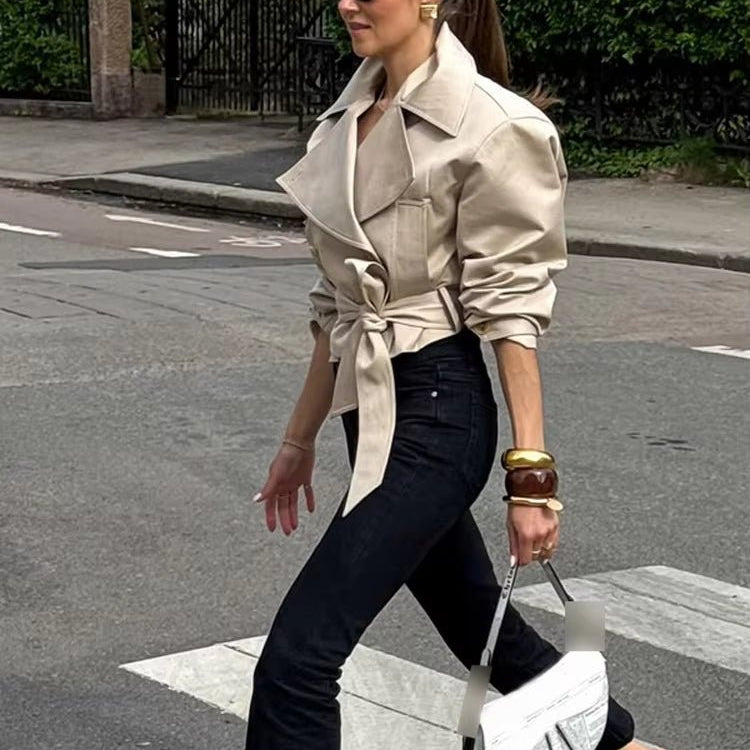 SOERA Marla Trench Coat - Jackets - mL1775379645783192846 Beige S