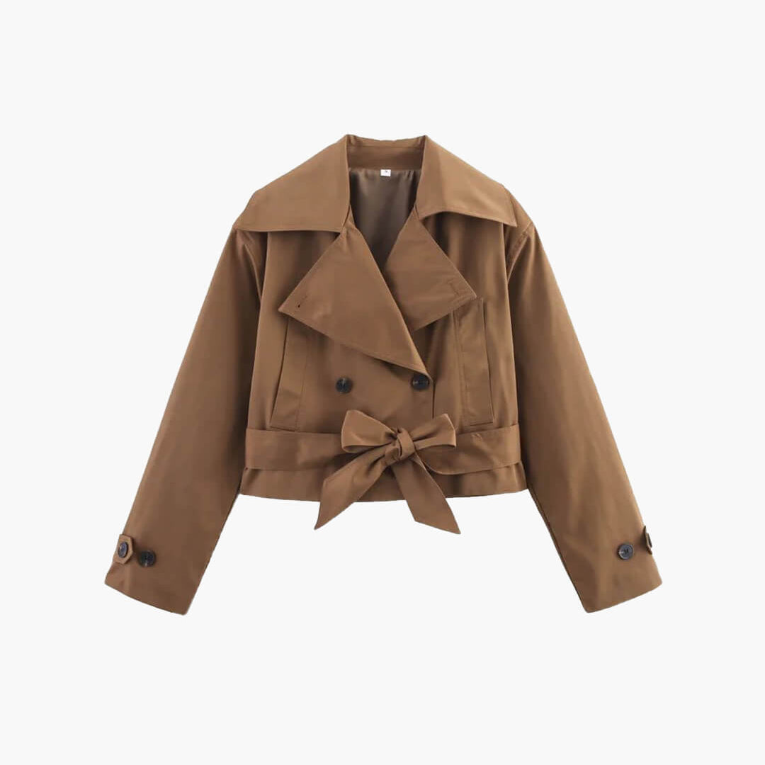 SOERA Marla Trench Coat - Jackets - wy1775379645783607174 Brown S