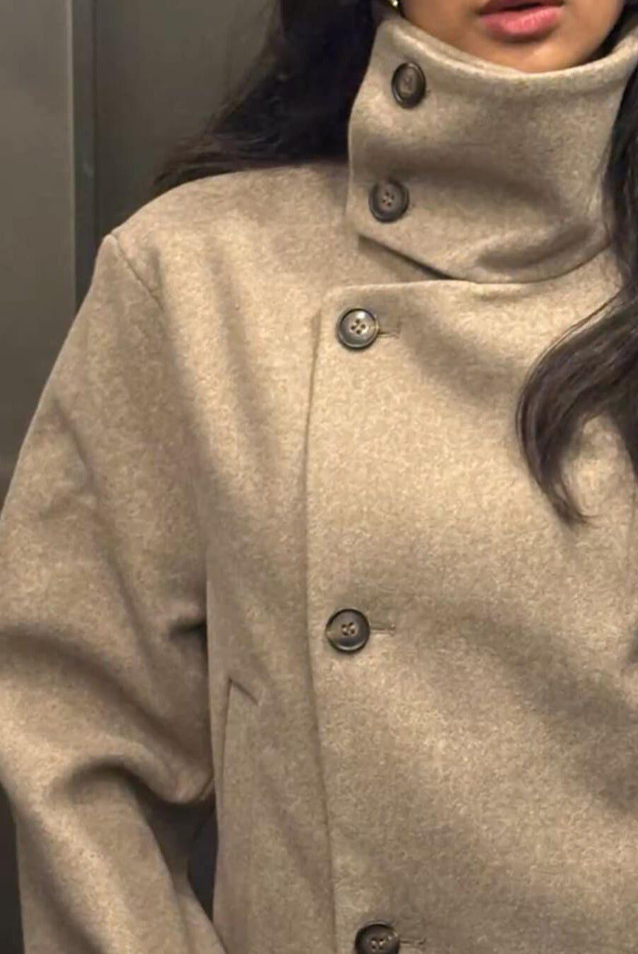 SOERA Ramona Jacket with Stand Collar - jackets - Beige L