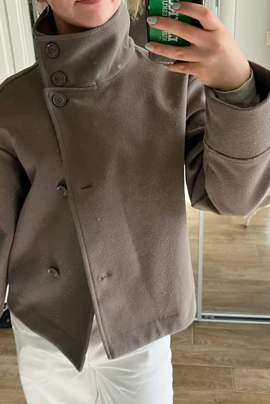 SOERA Rosalia elegant Jacket with Stand Collar - jackets - Taupe M