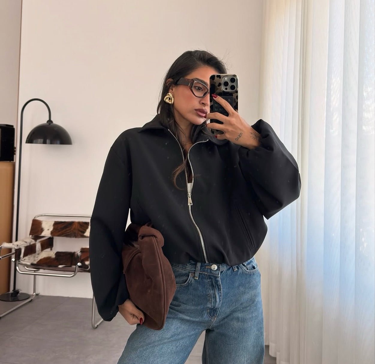 SOERA Seraphina Puffed Bomber Jacket - Jackets - 1005009867474745-;Oo1774621553514951508 Black XS