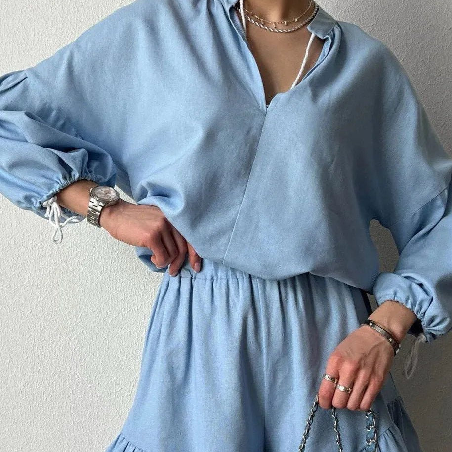 SOERA Celeste Azure Lounge Set - Matching Sets - Blue S