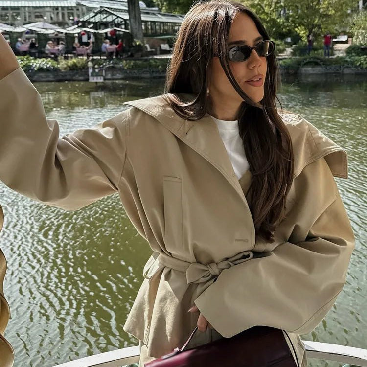 SOERA Debra Belted Jacket & Shorts Set - Matching Sets - 1005009892467660-;az1772135167936151770 Jacket L