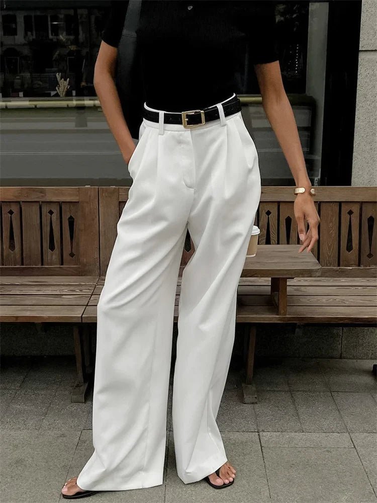 SOERA Celia High Waisted Wide Leg Pants - Pants - 1005005959599333-;sE1775670872678747457 M