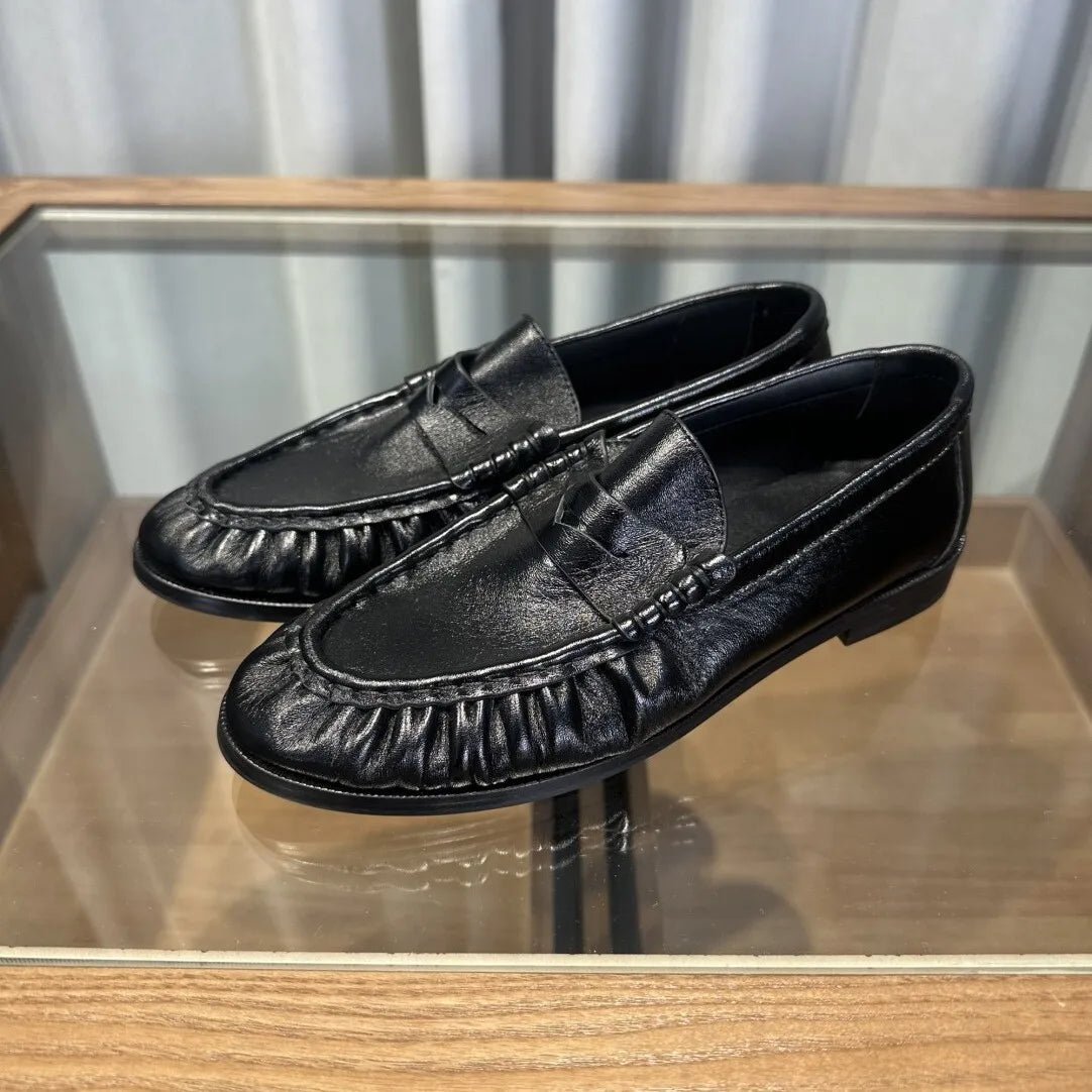 SOERA Fiona Faux Leather Slip - On Loafers - Shoes - 1005011685049685-;Lu1775031591840909512 Black 37