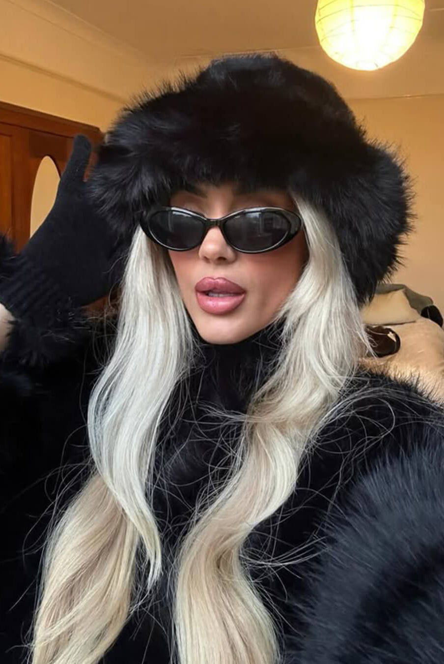 SOERA Tracy Faux Fur Hat - Winter Hats - 1005008183093004-;Ks1764102178842264353 Black