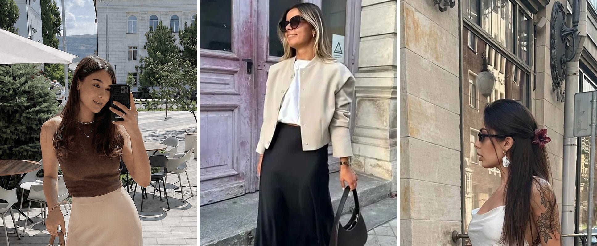 Silk & Satin-Look Skirts: How to Dress Them Up or Down - SOERA