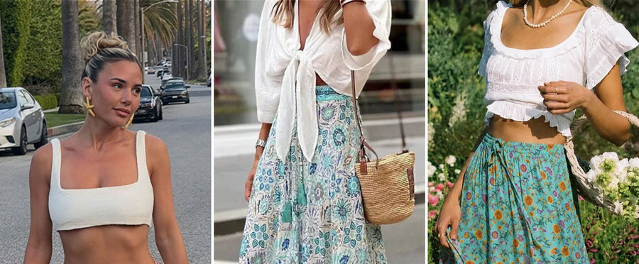 Der asymmetrische Saum: Fünf Outfits, eine gebrochene Regel