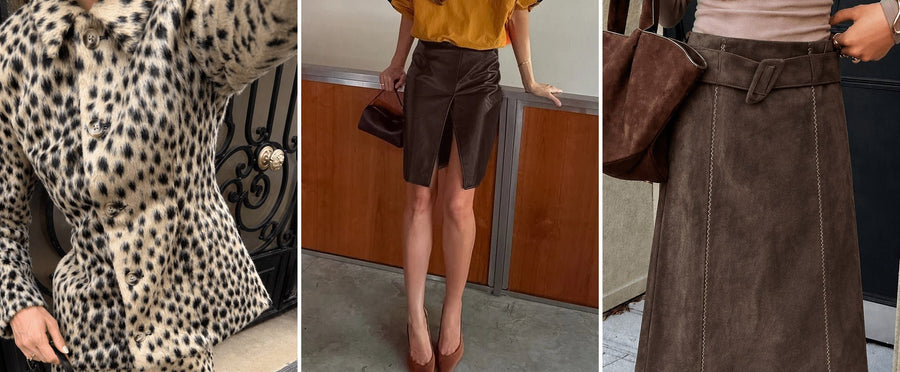 Der Lederlook-Rock: Fünf Outfits, die du draufhaben solltest