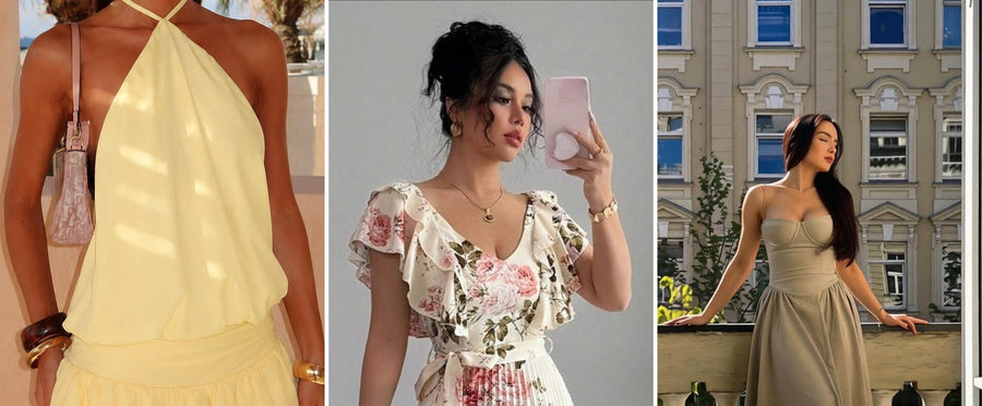 Das Wickelkleid: Deine August-Formel von Kopf bis Fuß