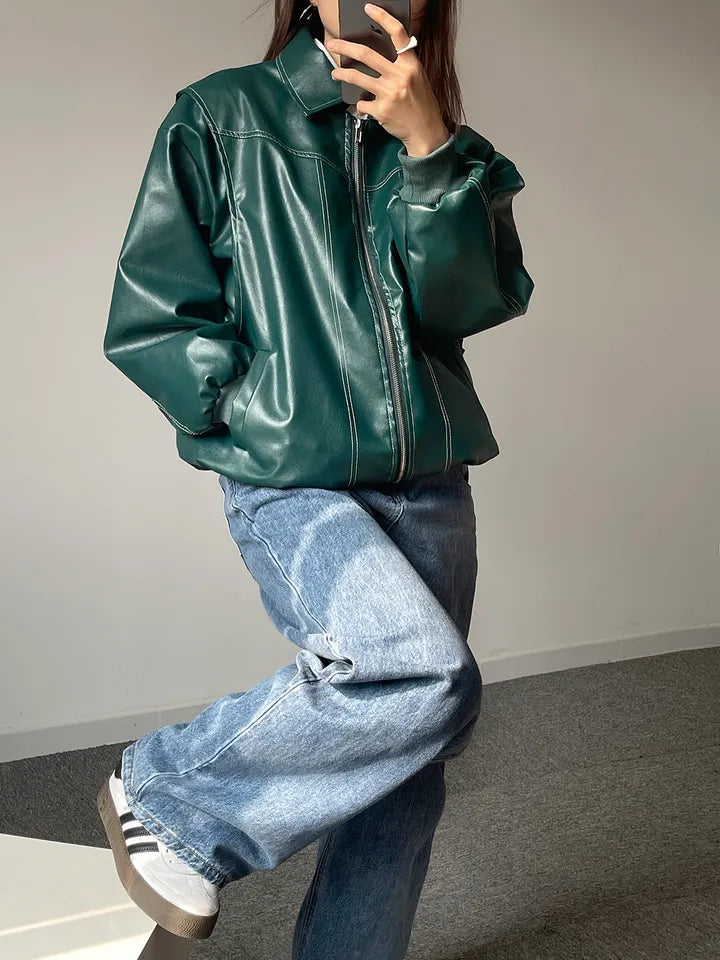 Brooke zipová bomber bunda